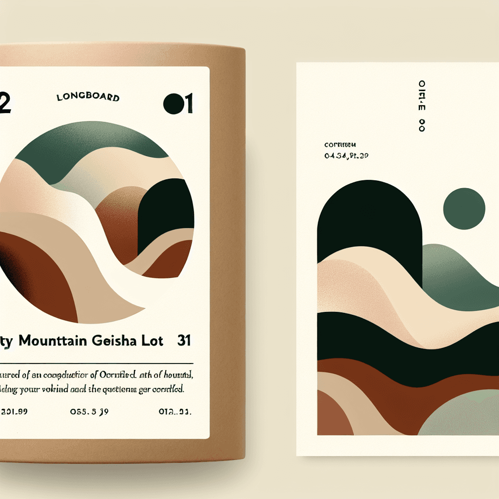 Longboard Misty Mountain Natural Geisha Lot 31 by Rosso Coffee